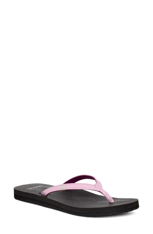 Shop Sanuk 'yoga Joy' Flip Flop In Fragrant Lilac