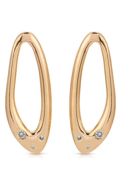 Ettika Organic Frontal Hoop Earrings in Gold at Nordstrom