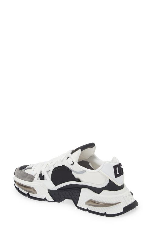 Shop Dolce & Gabbana Dolce&gabbana Airmaster Low Top Sneaker In White/black