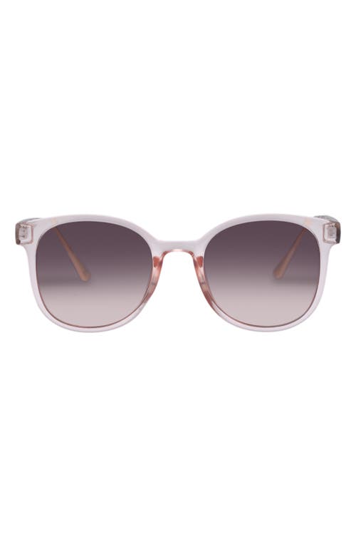 Aire Crux 52mm Gradient D-frame Sunglasses In Blush/cookie Tort