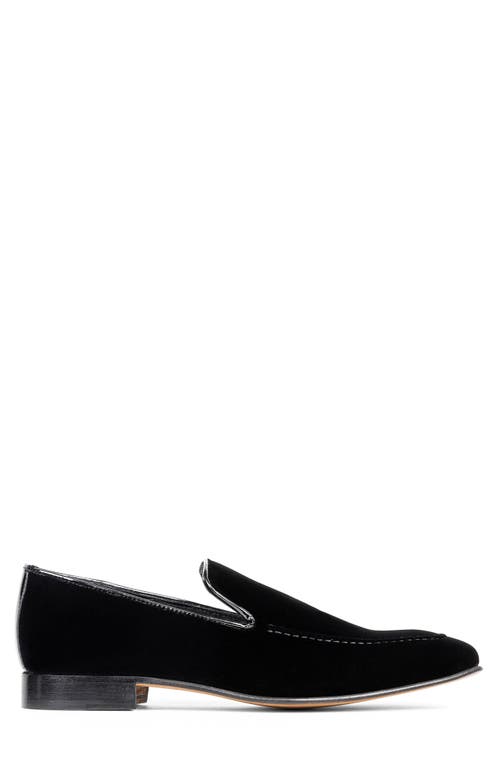 Shop Donald Pliner Jaegar Smoking Loafer In Black