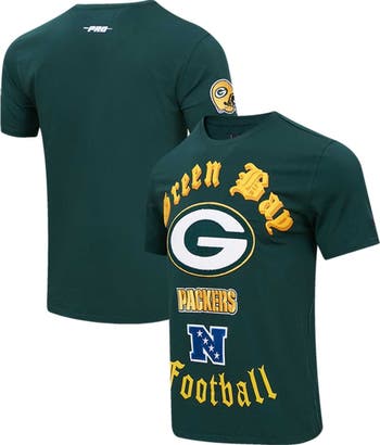 Green Bay Packers Nike Long Sleeve Historic Slub Tee - Mens