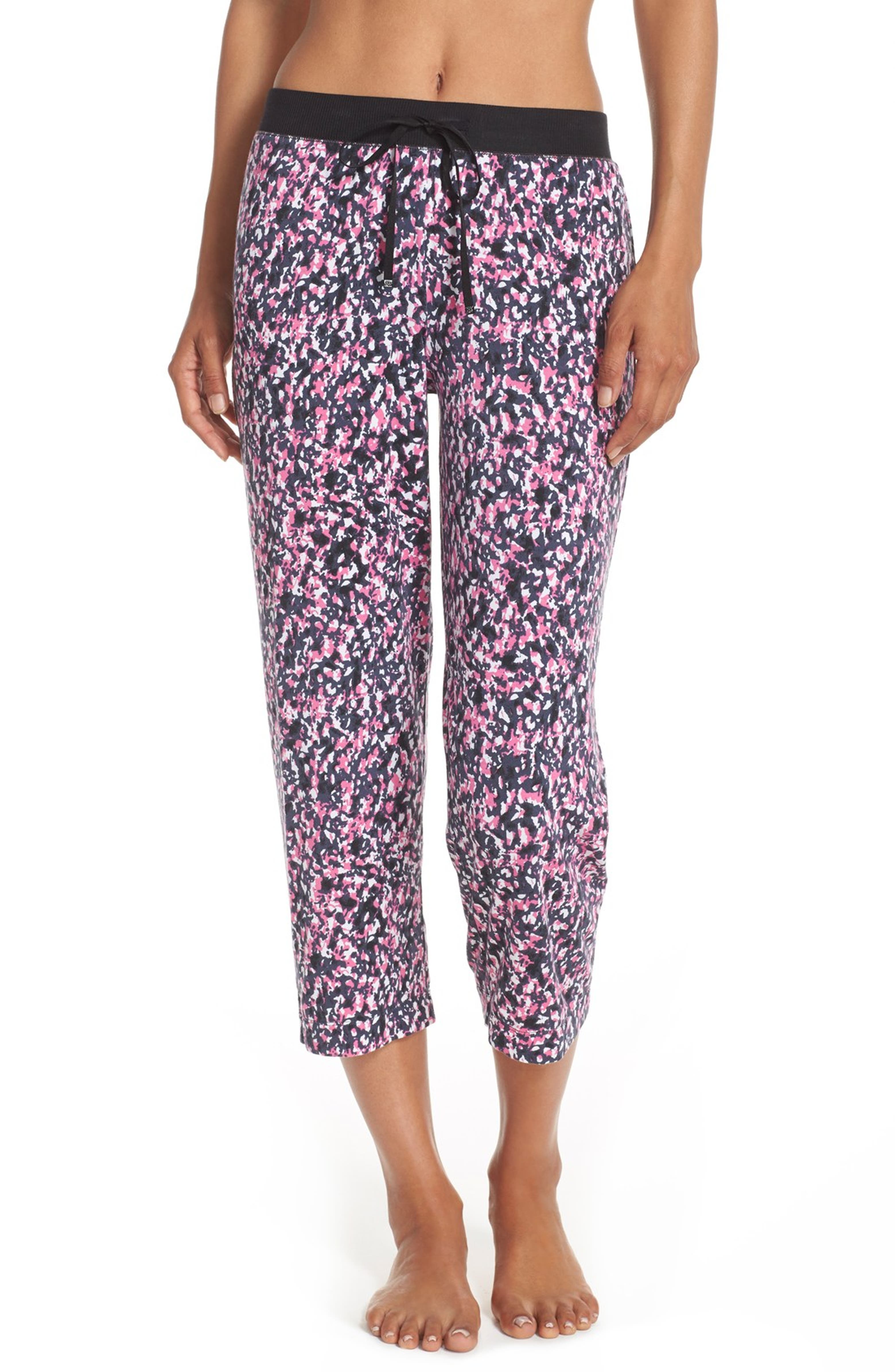 DKNY Print Capri Pajama Pants (Petite) | Nordstrom