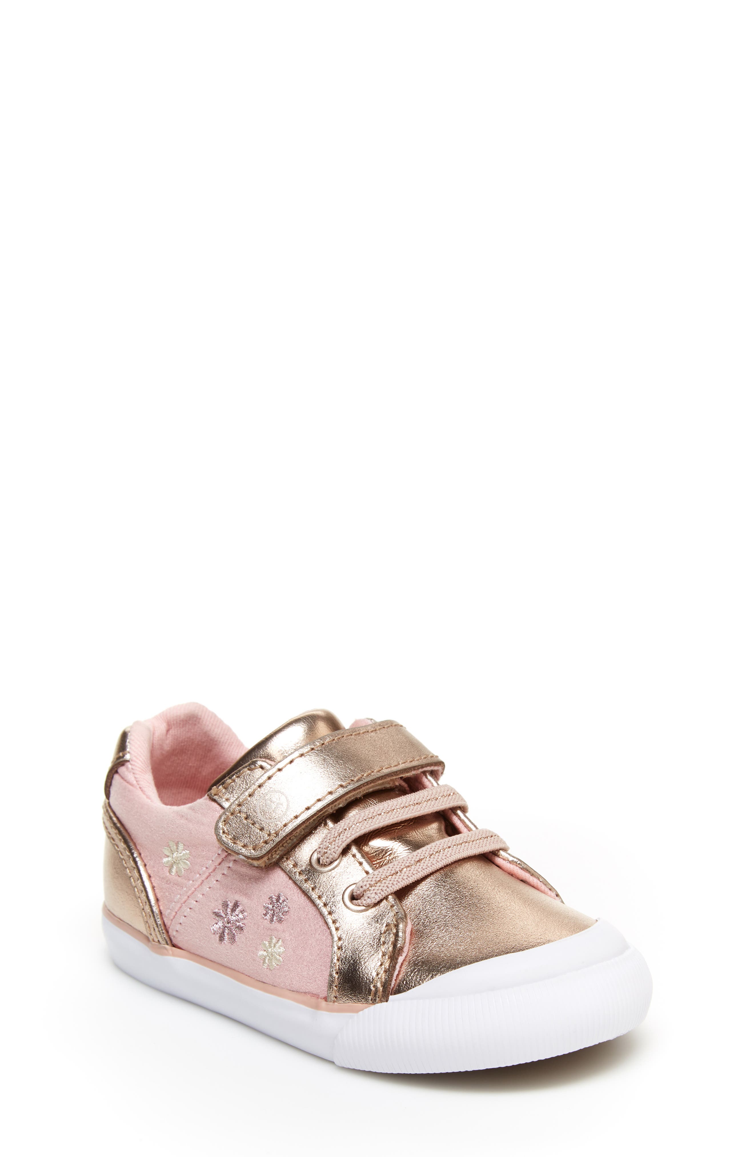 UPC 192170458368 product image for Toddler Stride Rite Parker Sneaker, Size 9.5 M - Metallic | upcitemdb.com