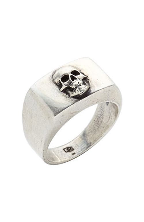 Degs & Sal Skull Ring in Silver