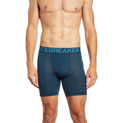 Icebreaker Anatomica Zone Long Boxers, Black