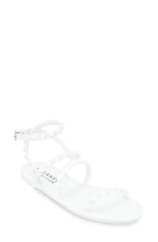 Journee Collection Saphira Sandal In White
