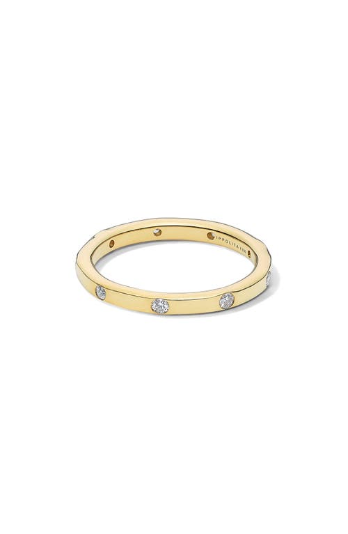 Ippolita Stardust Diamond Station Band Ring in Gold at Nordstrom, Size 7
