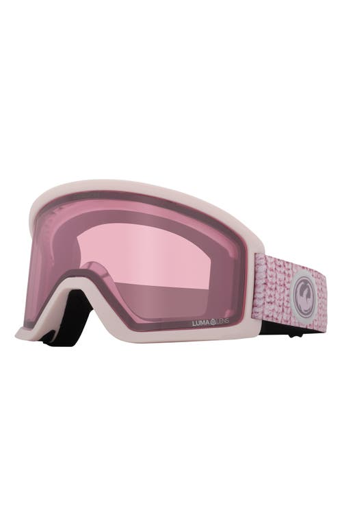 Dragon Dx3 Otg 61mm Snow Goggles With Base Lenses In Pink
