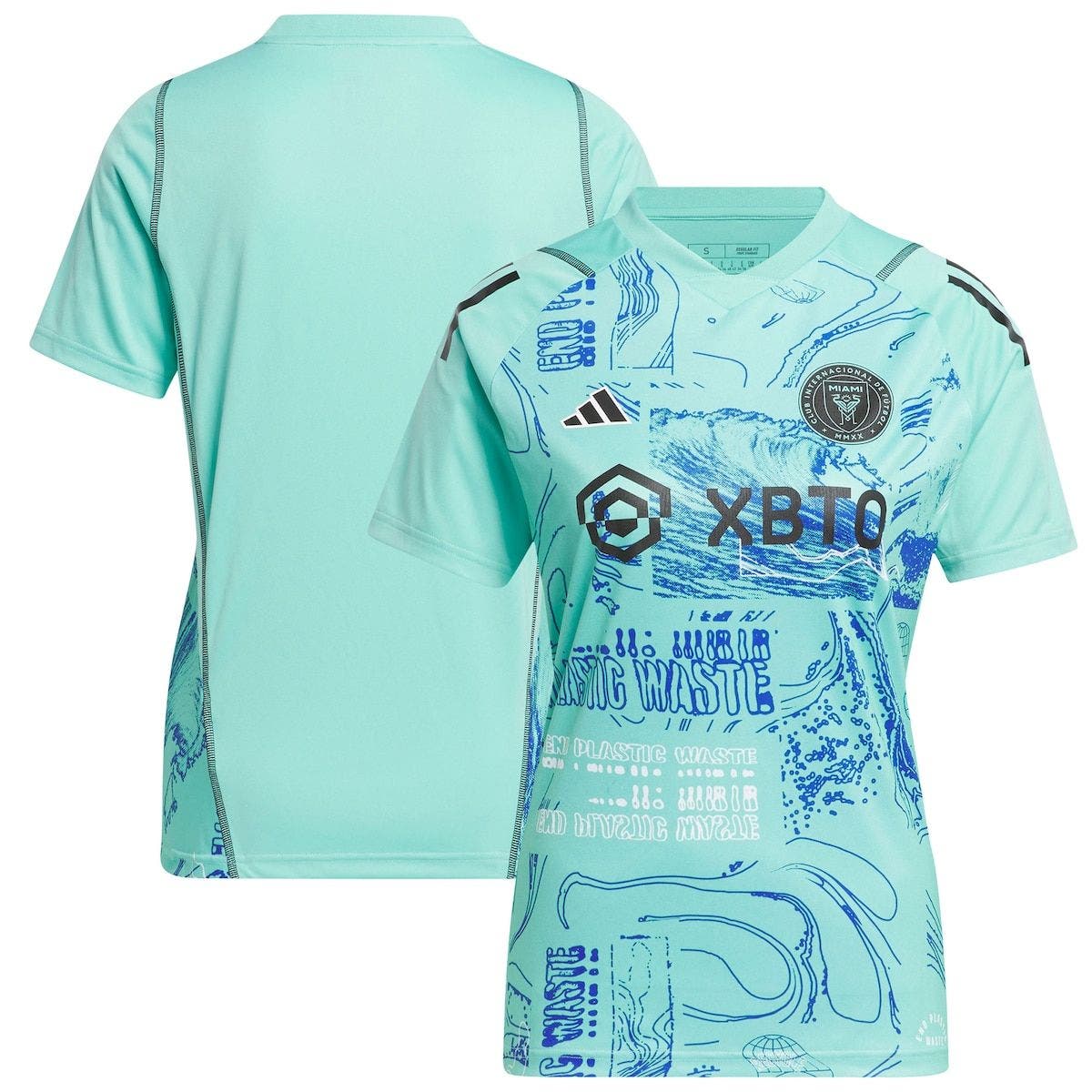 adidas Women's adidas Green Inter Miami CF 2023 One Planet Replica