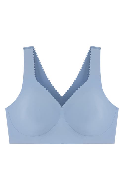 Shop Evelyn & Bobbie The Evelyn Bra In Blue Cloud