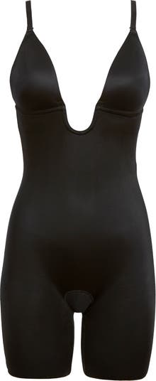 Spanx Shapewear Firming Plunge Low-back Mid-thigh Bodysuit in