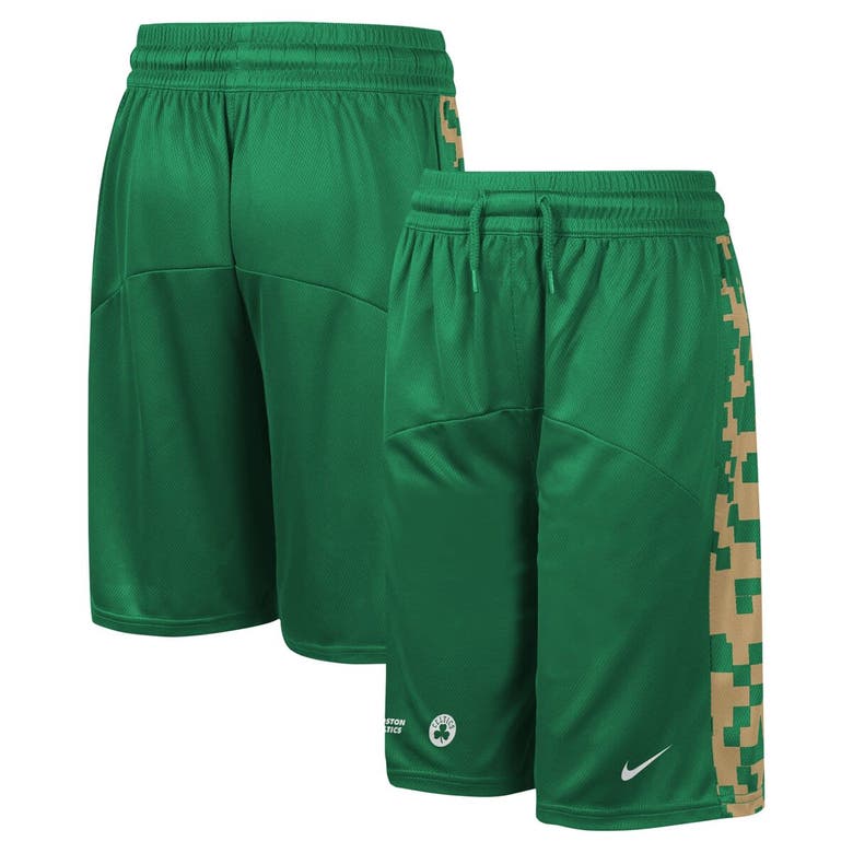 Shop Nike Youth  Kelly Green Boston Celtics Courtside Starting Five Team Shorts
