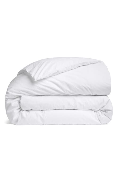 Parachute Brushed Cotton Duvet Cover in White at Nordstrom