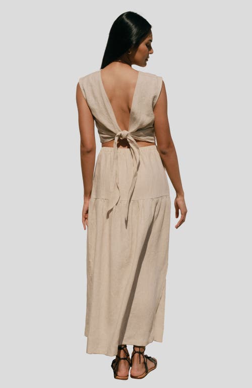 Whimsy + Row Valentina Top In Oatmeal