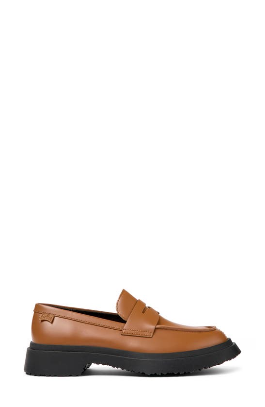 Camper Walden Penny Loafer In Medium Brown