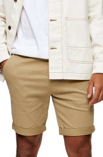 Topman Stretch Skinny Chino Shorts Nordstromrack