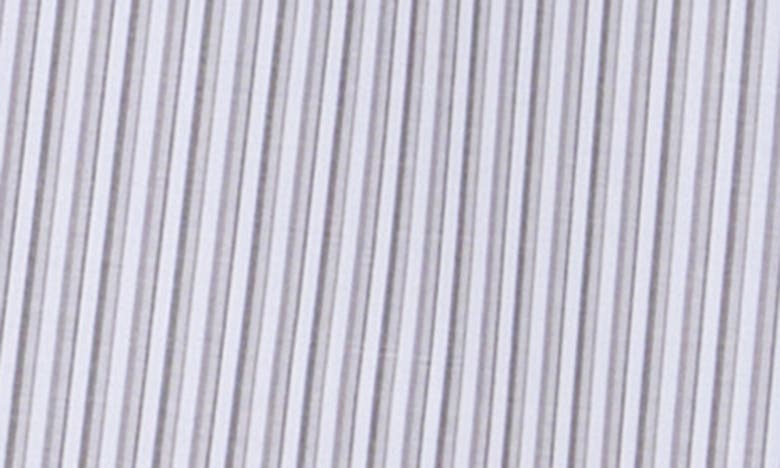 Shop Nordstrom Rack Trim Fit Irby Stripe Dress Shirt In White- Grey Irby Stripe
