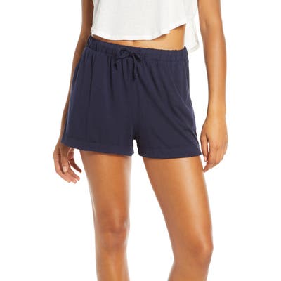 Groceries Apparel Sydney Tencel Lyocell & Organic Cotton Blend Lounge Shorts, Blue
