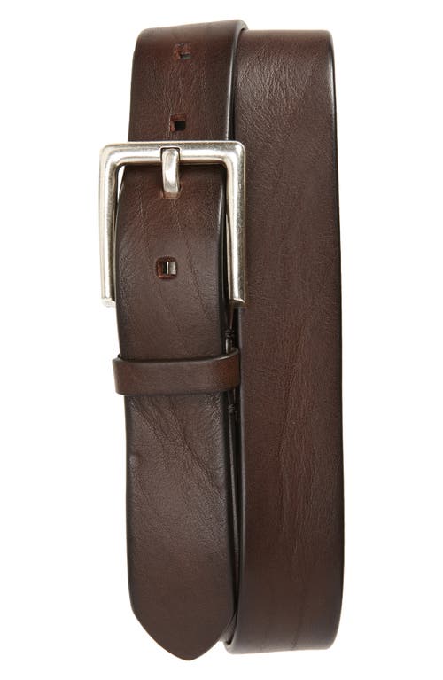 Vacchetta Leather Belt in Florida Tmoro