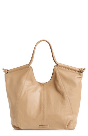 Shop Lucky Brand Tala Leather Tote In Barley