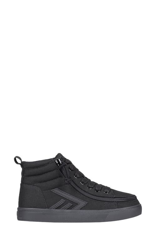 Shop Billy Footwear Kids' Billy Cs High Top Sneaker In Black To The Floor