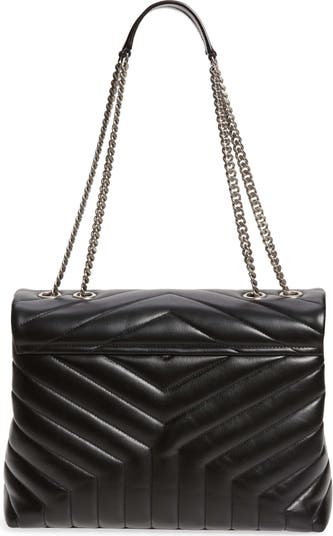 Shop Saint Laurent Small Loulou Matelass Leather Shoulder Bag