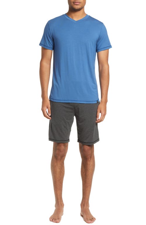 BEDFELLOW Cooling Pajamas in Grey Cool Blue