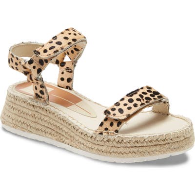 Dolce Vita Myra Espadrille Wedge Sandal- Brown