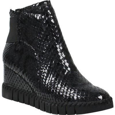 J. Renee Nagetta Wedge Sneaker, Black