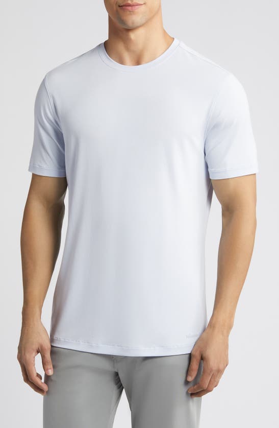 Shop Mizzen + Main Mizzen+main Knox Solid Performance T-shirt In Light Pastel Blue