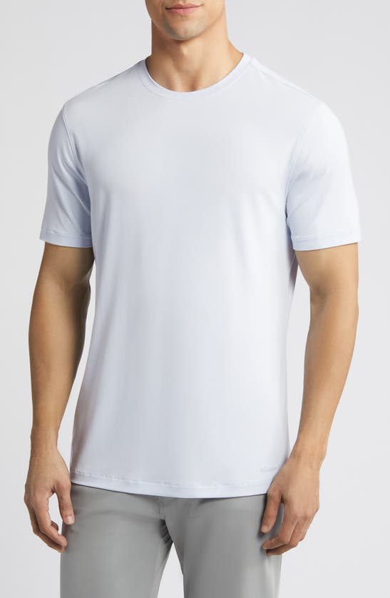 Shop Mizzen + Main Knox Solid Performance T-shirt In Light Pastel Blue