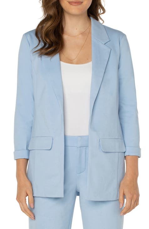  Petite Blazers for Women Petite Length Long Sleeve Jacket  Fitted Open Front Cardigan Plus Size Lightweight Blazers : Sports & Outdoors