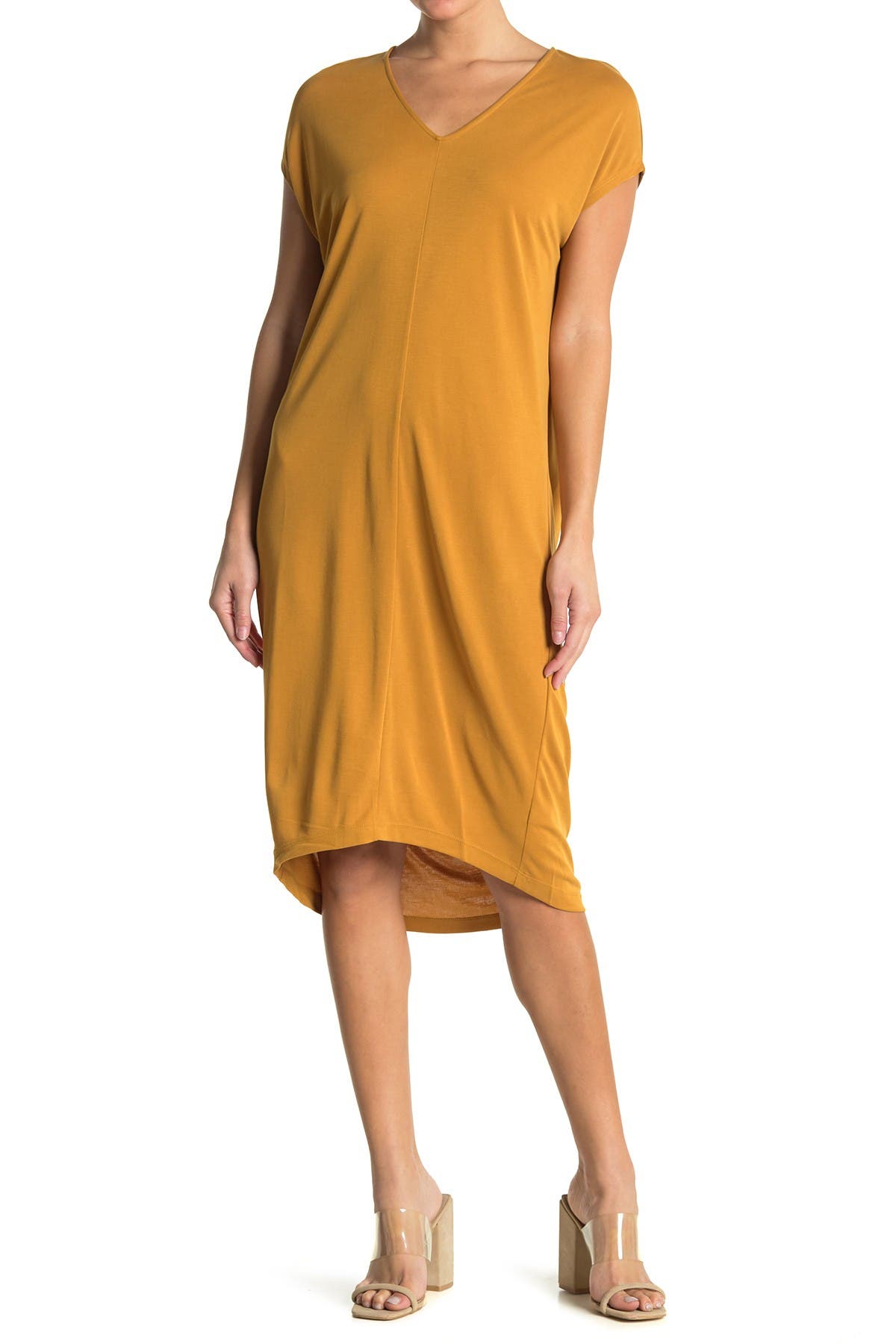 philosophy apparel scoop neck midi tank dress