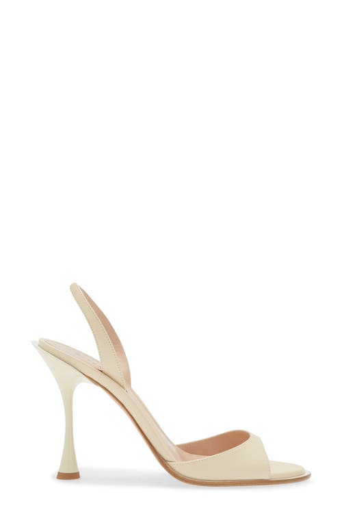 Betzábe Slingback Sandal In Ivory Nappa White Detail
