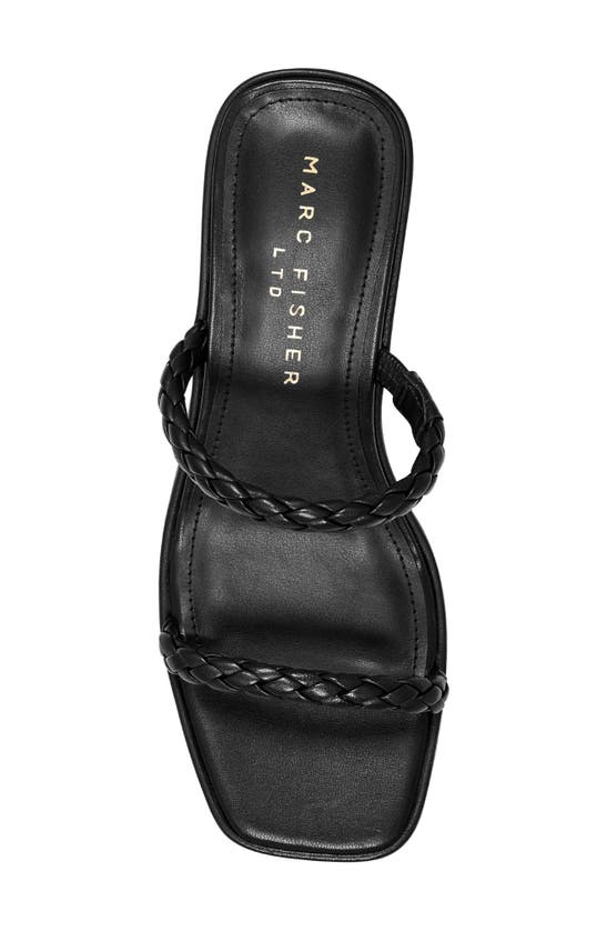 Shop Marc Fisher Ltd Thoral Slide Sandal In Black