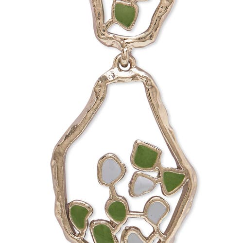 Dhwani Bhansal Terra Drop Earrings In Gold Plated