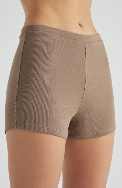 LOSANO LOSANO SERENE RIB SHORTS 