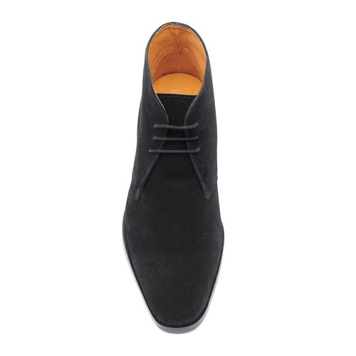 Carlos Santana Corazon Chukka Boot In Black Suede