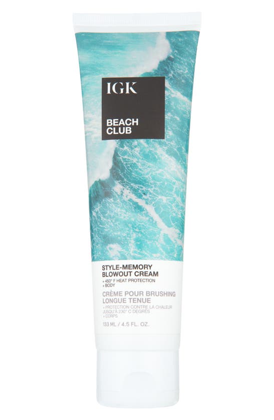 Igk Unisex 4.5oz Beach Club Style-memory Blowout Cream