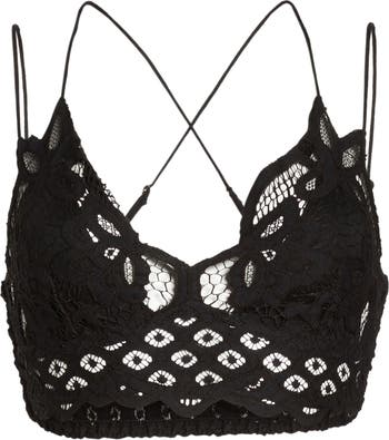Free People Women's Adella Bralette, Charcoal, X-Small : :  Clothing, Shoes & Accessories
