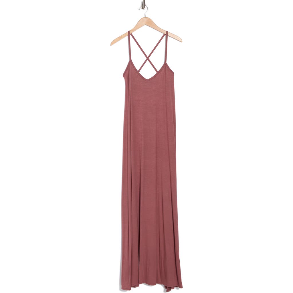 Go Couture Maxi Dress In Crushed Berry