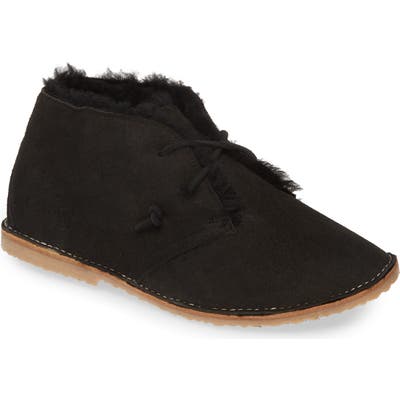 Beek Penguin Genuine Shearling Lined Bootie, Black