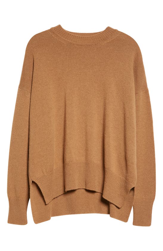 Jil Sander Slouchy Crewneck Cashmere Sweater In 226 - Rust / Copper