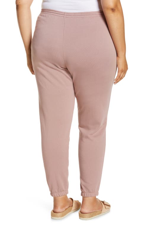 Shop Vince Slim Fit Cotton Joggers In Pink Shell