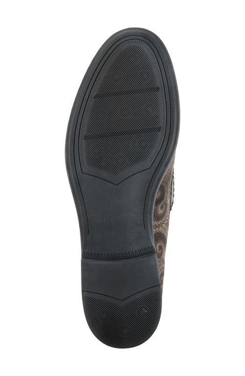 L'artiste By Spring Step Lennon Penny Loafer In Black Multi