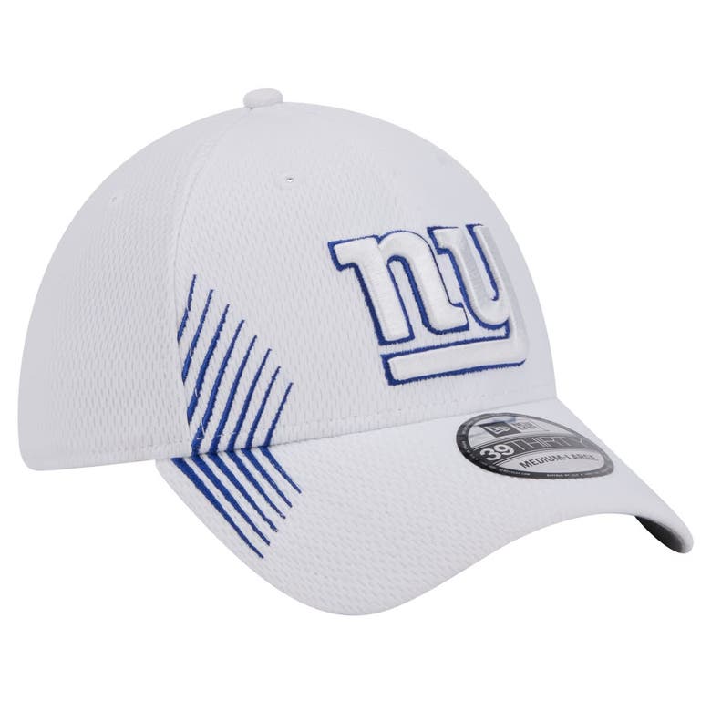 Shop New Era White New York Giants Active 39thirty Flex Hat