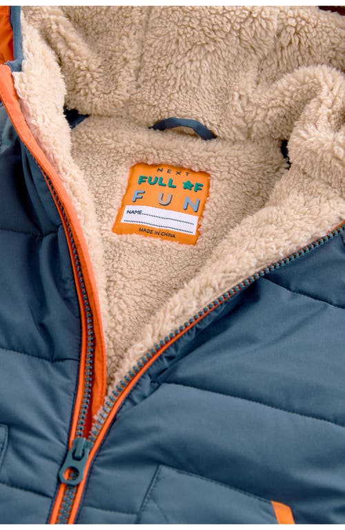 Next Kids' Colorblock Snowsuit In Blue