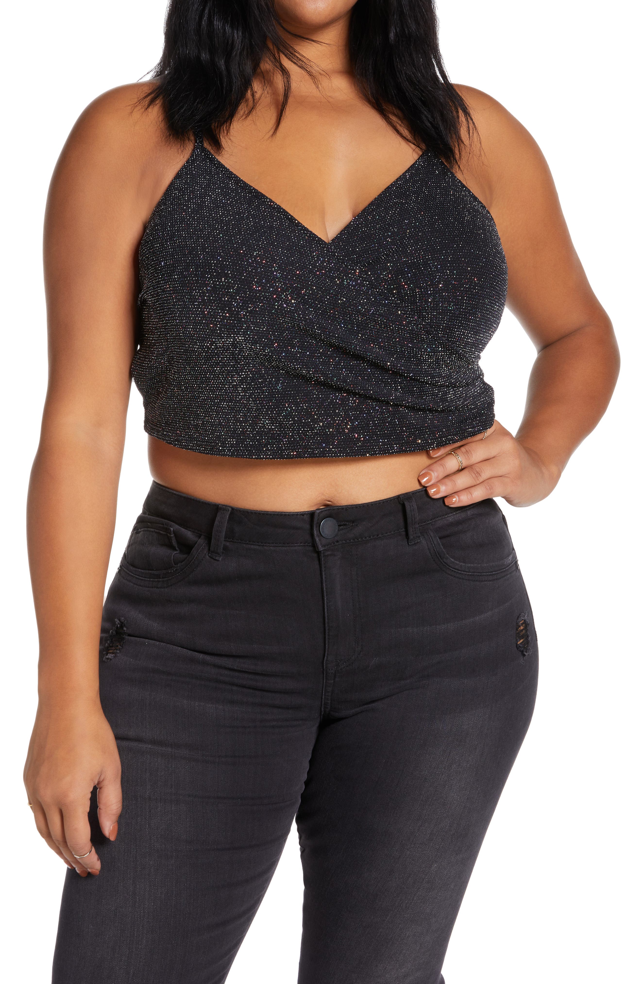 shimmer plus size tops
