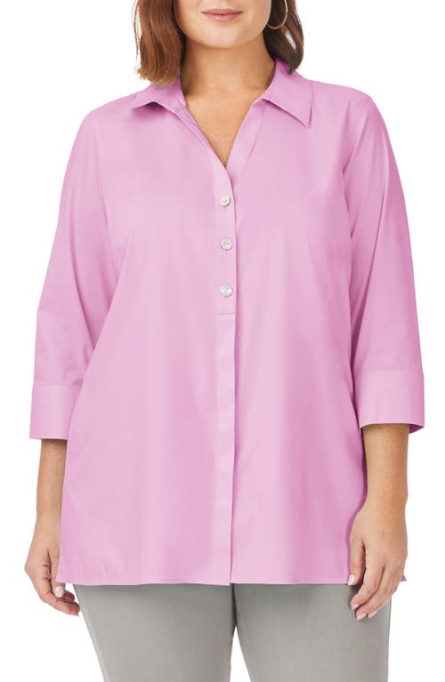 Foxcroft Pamela Non-Iron Stretch Tunic Blouse at Nordstrom,